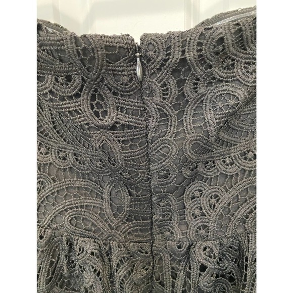 NWT Anthropologie Eva Franco Floral Lace Mini Dress 6 Holiday New Years Eve - Picture 5 of 11